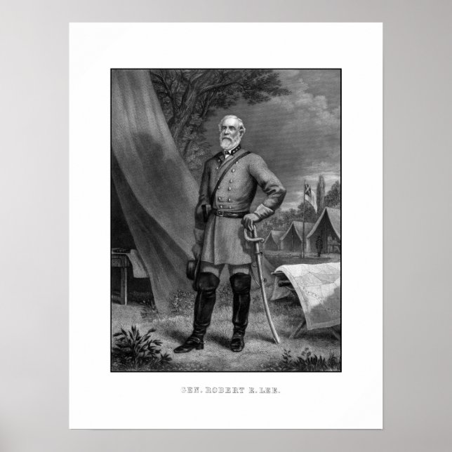 Póster General Robert E. Lee (Frente)