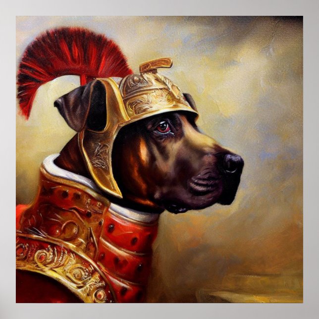Póster General romana del perro (Frente)