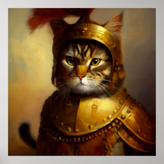 Póster General romano del gato
