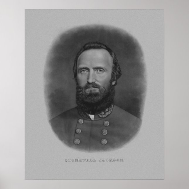 Póster General Stonewall Jackson (Frente)