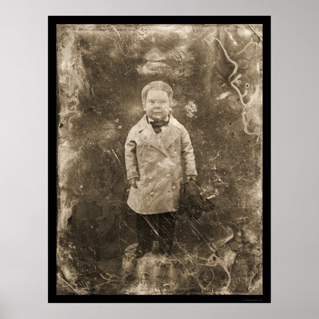 Póster General Tom Thumb Daguerreotipo 1844 (Frente)