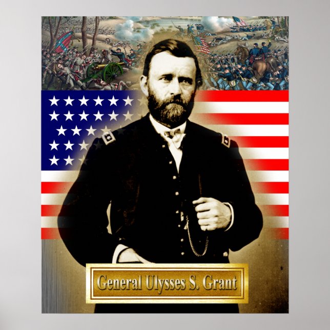 Póster General Ulyssess S. Grant (Frente)