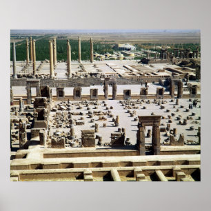 Póster General view of the palace, Achaemenian Period
