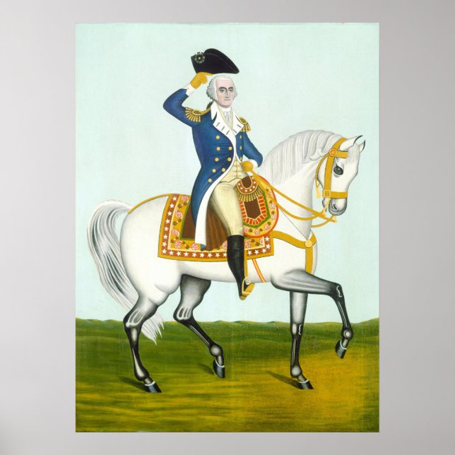 Póster General Washington a Cargador - Poster Bella Artes (Frente)