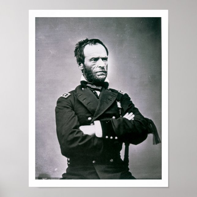 Póster General William T. Sherman (1820-1991) (foto de ab (Frente)