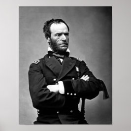 Póster General William Tecumseh Sherman
