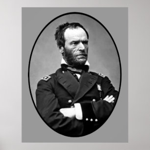 Póster General William Tecumseh Sherman