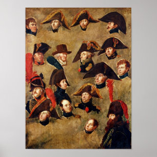 Póster Generales del campo de Boulogne