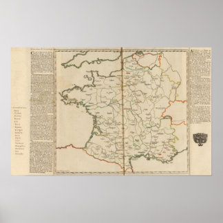 Póster Generalities of France