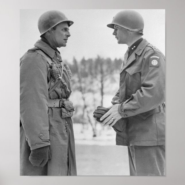 Póster Generals Ridgway y Gavin - Batalla del Grande (Frente)