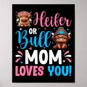 Póster Género Bull O Heifer Revelan Madre De Vaca De High