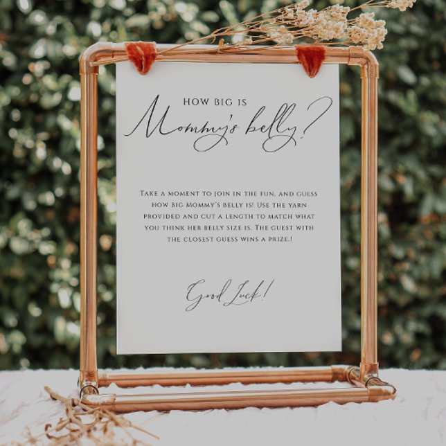 Póster Género caprichoso y neutral qué grande es la Belly (Subido por el creador)