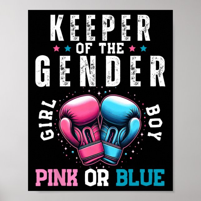 Póster Género De Boxeo Gracioso Revelador De Boxeador De  (Frente)