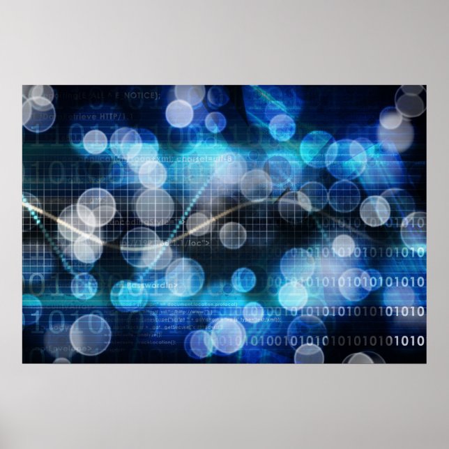 Póster Genes de química biotecnológica y ciencia médica d (Frente)