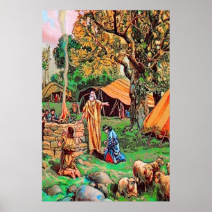 Póster Génesis 12 Promesas de Dios a Abram poster