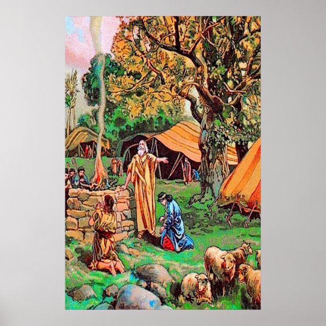 Póster Génesis 12 Promesas de Dios a Abram poster (Frente)