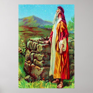 Póster Génesis 15 Abram cree que Dios es poster