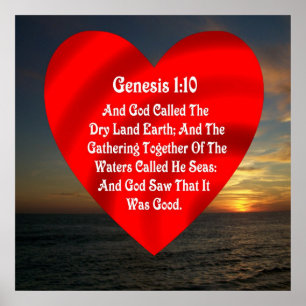 Póster Génesis 1 10 Mares —IMPRESIÓN POSTER