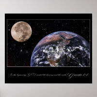 Génesis 1:1 Poster