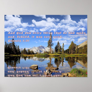 Póster Génesis 1:31