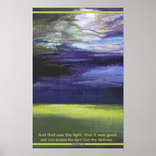 Póster Génesis 1:4
