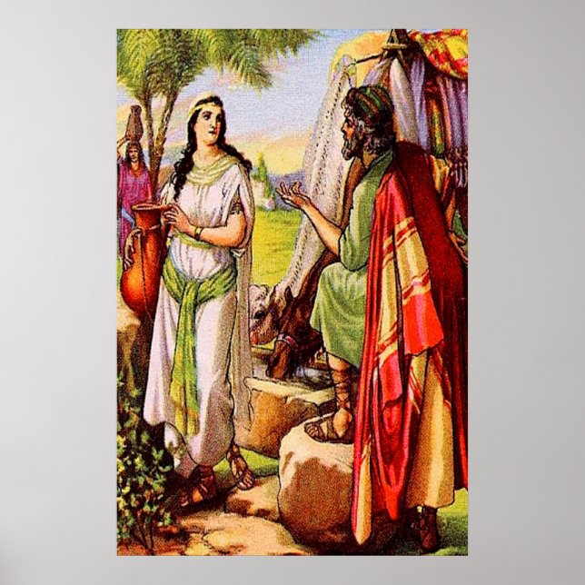 Póster Génesis 24 Esposa para Isaac poster (Frente)