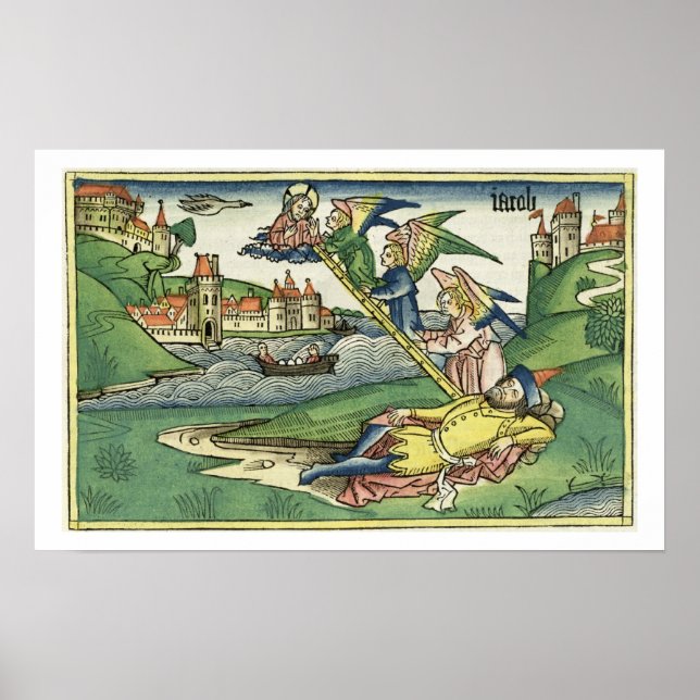 Póster Génesis 28 10 Jacob's Ladder, de Nuremberg (Frente)