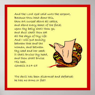 Póster Genesis 3:14-15