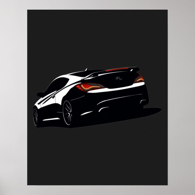 Póster Genesis Coupe (Frente)