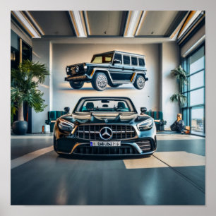 Póster Génesis del G-Wagon: Icono de Mercedes   POSTER