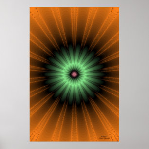 Póster Génesis fractal