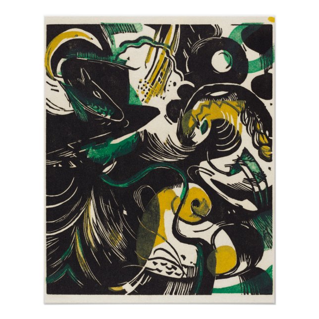 Póster Génesis II (Schopfungsgeschichte II) (1914) (Anverso)