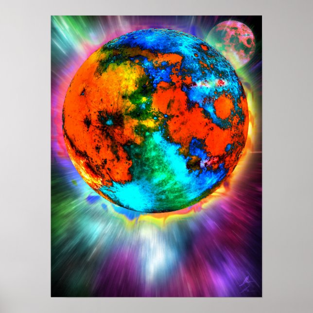 Póster Génesis lunar (Frente)