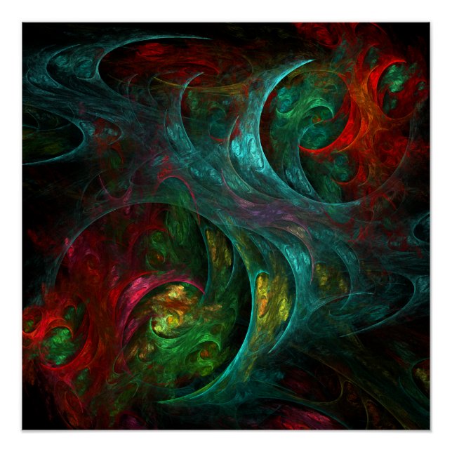 Póster Génesis Resumen Arte (Anverso)