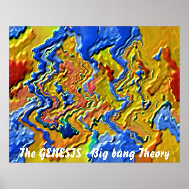 Póster GÉNESIS: Teoría del Big Bang (Frente)