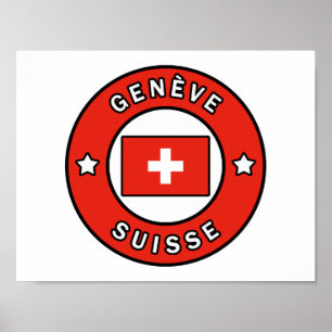 Póster Genève Suisse