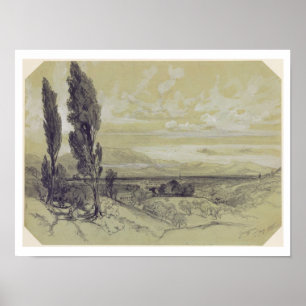 Póster Genezzano, el 17 de mayo de 1838 (grafito en el