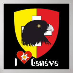 Póster Genf / Genève Schweiz Suisse Svizzera Poster
