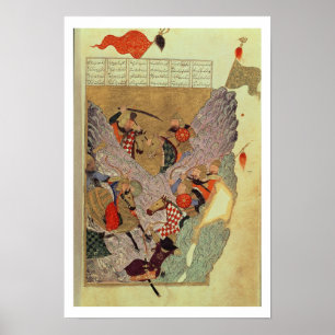 Póster Genghis Khan (feat. 1162-1227) luchando contra los