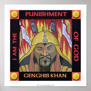 Póster Genghis KHAN poster