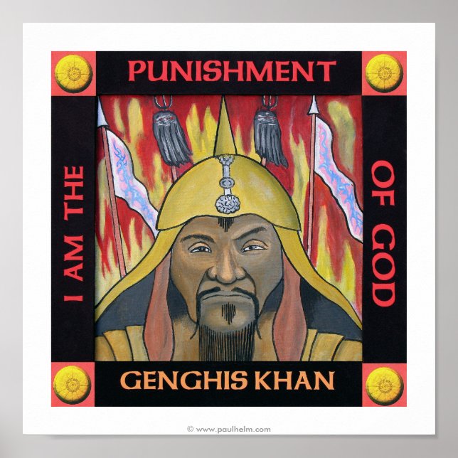 Póster Genghis KHAN poster (Frente)