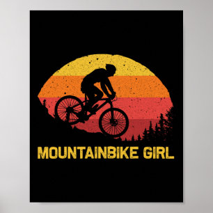 Póster Genial bicicleta de montaña para niñas y niños Bik