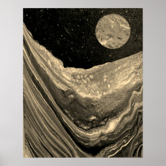 Póster genial del espacio, póster de ciencia ficci