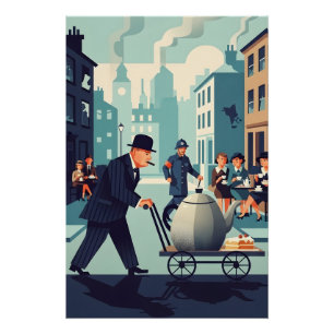 Póster Genial Winston Churchill 