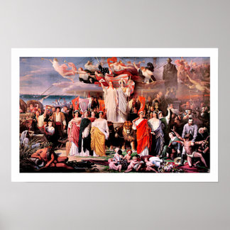 Póster Genio de América por Adolphe Yvon Bella Artes Post