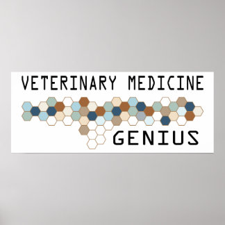 Póster Genio de la medicina veterinaria
