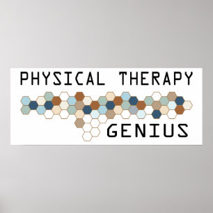 Póster Genio de la terapia física