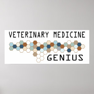 Póster Genio de la veterinaría