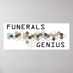 Póster Genio de los Funerales