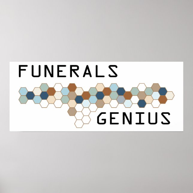 Póster Genio de los Funerales (Frente)